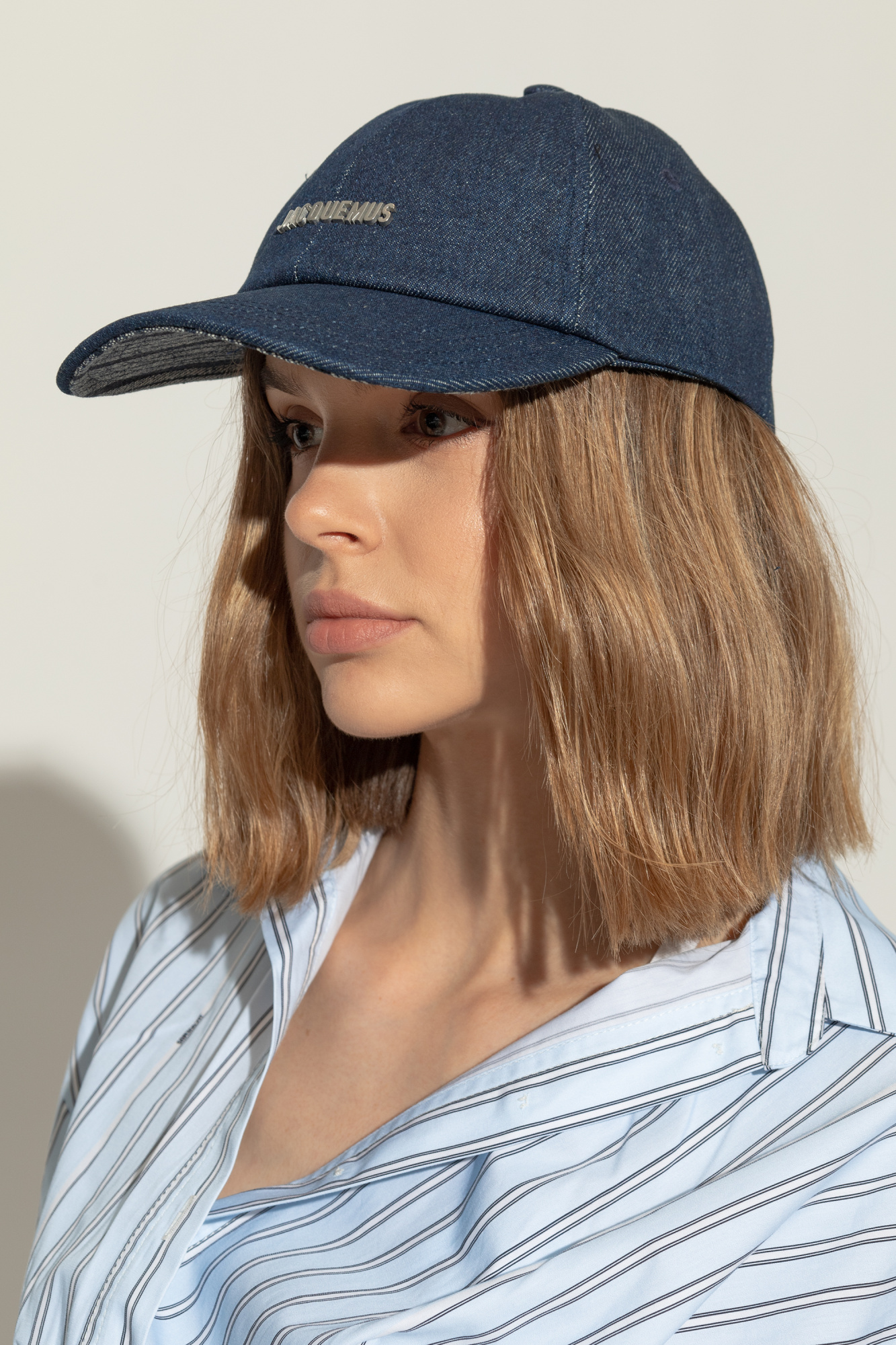 Navy blue Baseball cap Jacquemus - SchaferandweinerShops MK